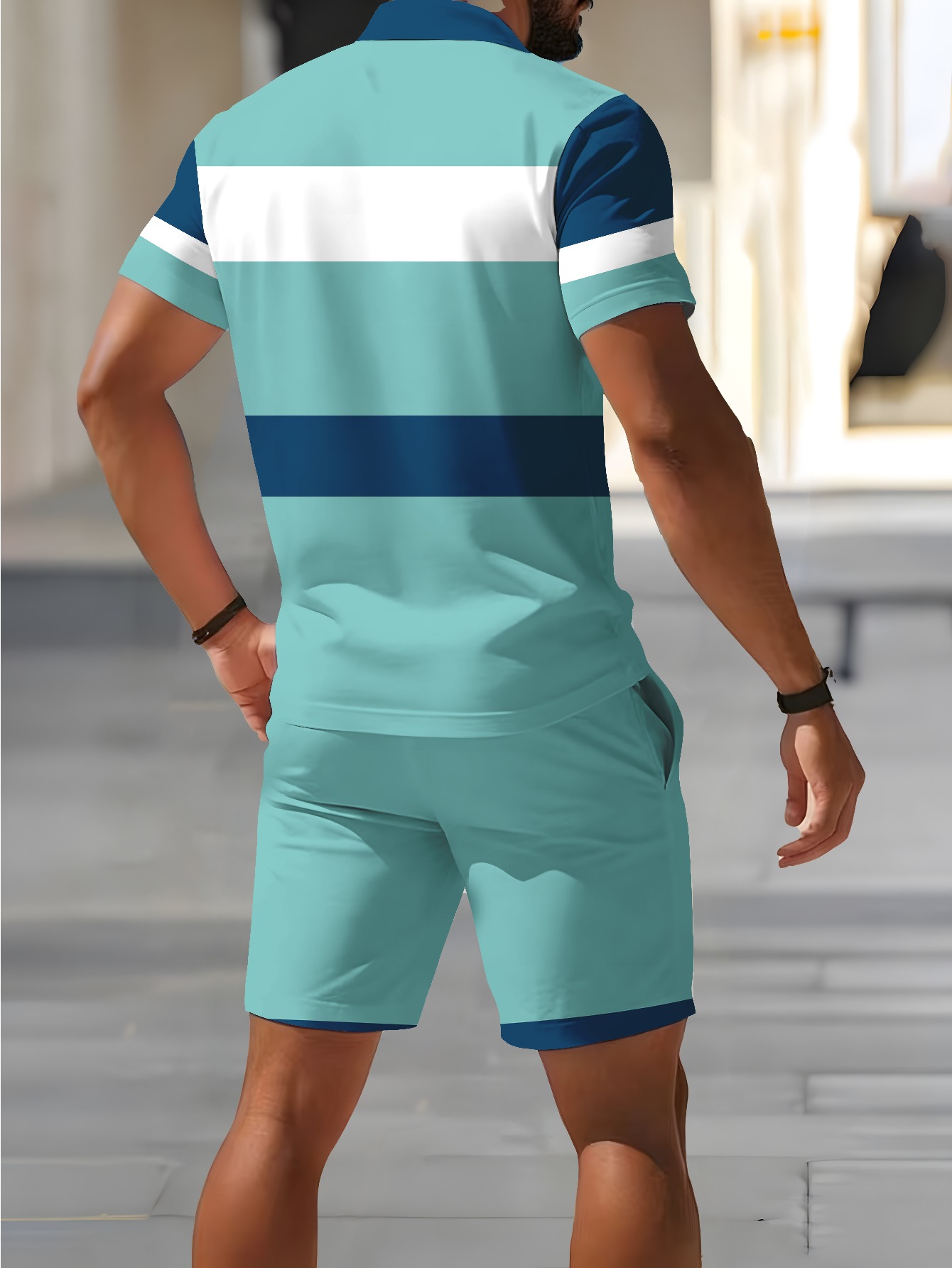 Set Kaos Polo Pria Musim Panas - Summer Clothing Design ulasan dan harga