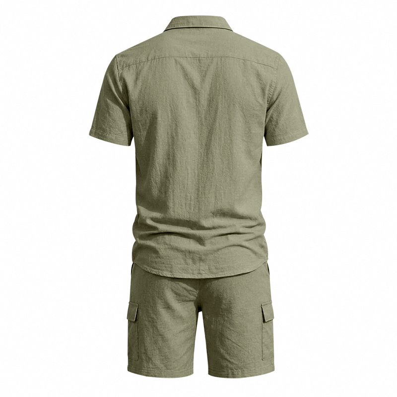 Setelan Linen Amerika Musim Pa - Summer Clothing Trend ulasan dan harga