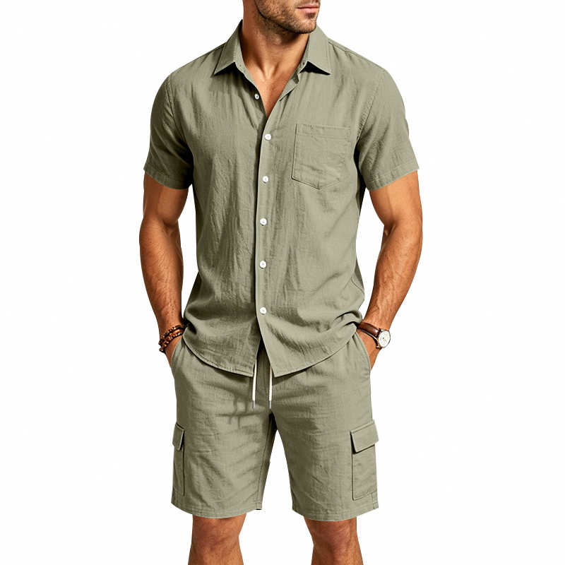 Setelan Linen Amerika Musim Pa - Summer Clothing Trend ulasan dan harga