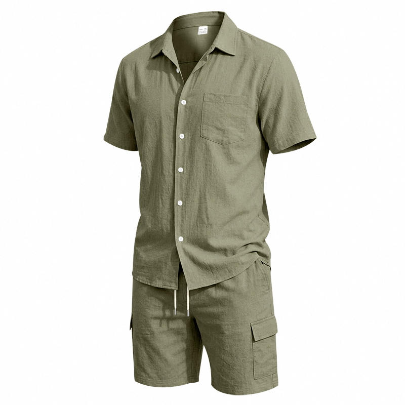 Setelan Linen Amerika Musim Pa - Summer Clothing Trend ulasan dan harga