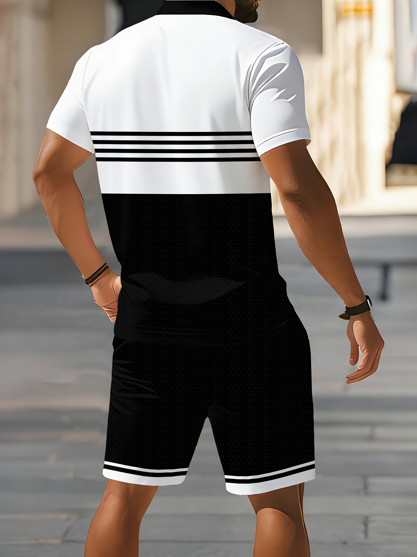 Set Kaos Polo Pria Musim Panas - Summer Clothing Design ulasan dan harga