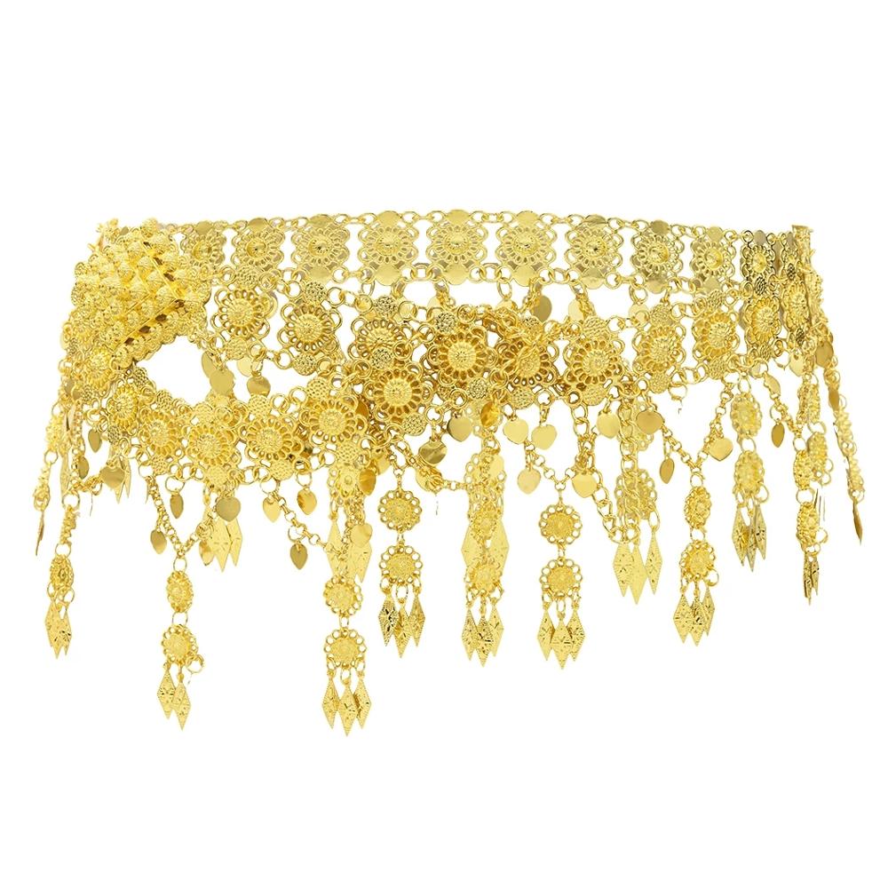 Warna Emas Rumbai Panjang Etni - Summer Clothing India ulasan dan harga