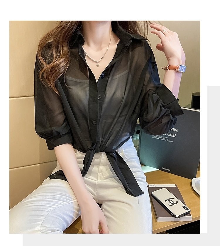 Kemeja Pelindung Matahari Wani - Summer Clothing Old Money ulasan dan harga